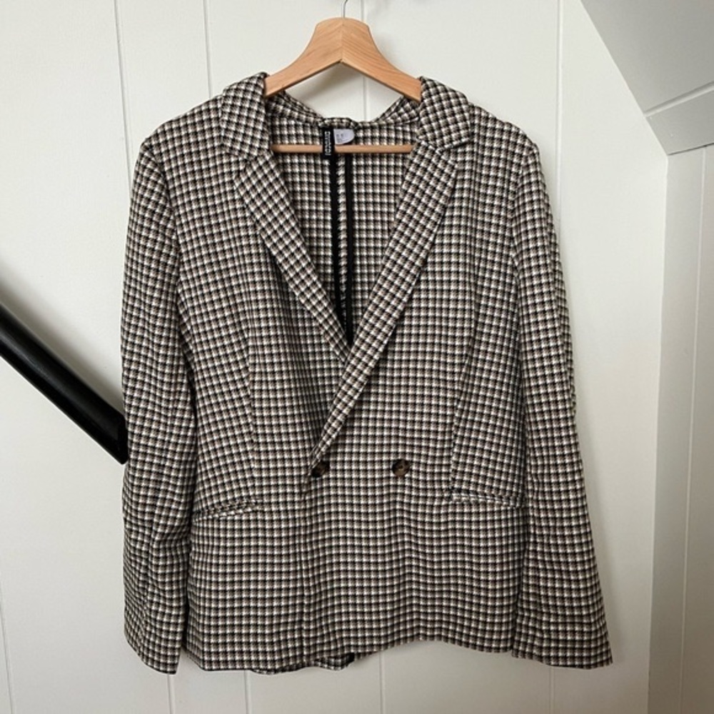 H&M Houndstooth jacket